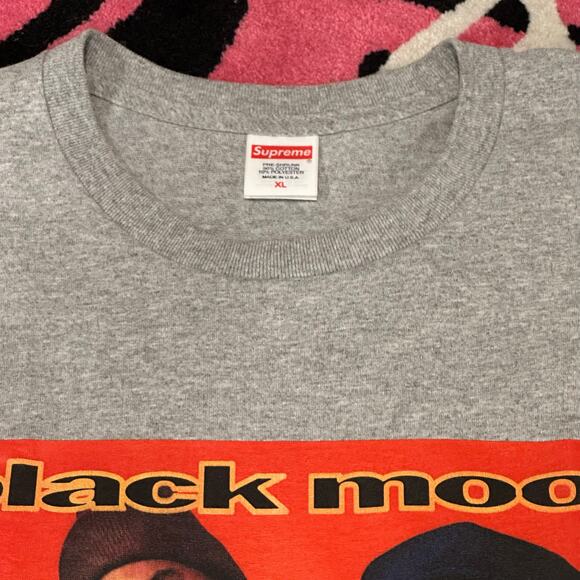 Supreme Enta Da Stage Tee – Heather Grey (FW22) - Picture 7 of 10